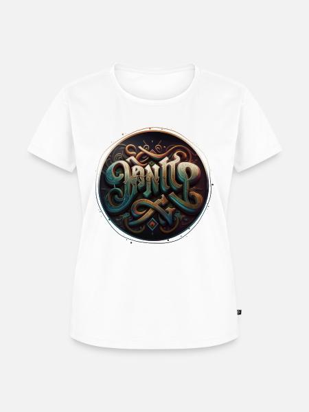 Graffiti Inspirierend V2 - Frauen Premium Bio T-Shirt - Weiß