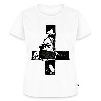 Bad WomeN - Frauen Premium Bio T-Shirt - Weiß - Vorne - AI Model Female 172 dark (172cm)