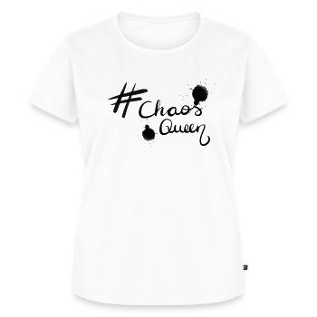 Chaos Queen - T-shirt Premium bio Femme - blanc - Devant - AI Model Female 172 dark (172cm)