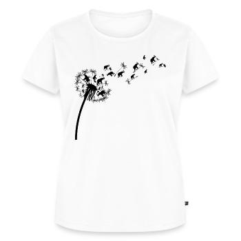 Elefant Afrika Safari Rasta Afrikafan Afrikaliebha - Frauen Premium Bio T-Shirt - Weiß - Vorne - AI Model Female 172 dark (172cm)