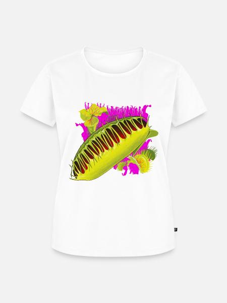 Carnivorous Monster - Frauen Premium Bio T-Shirt - Weiß
