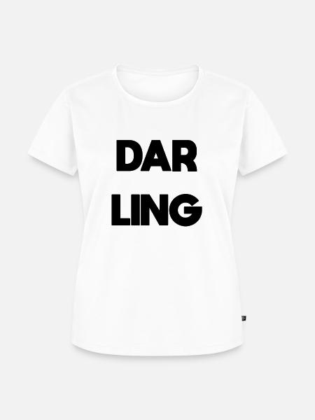 DARLING - Frauen Premium Bio T-Shirt - Weiß