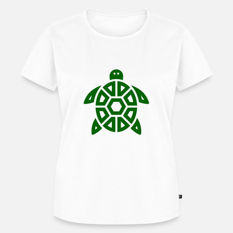 Turtle - Women's Premium Organic T-shirt - white