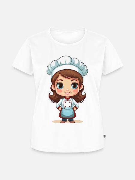 Bäckerin oder Köchin - Frauen Premium Bio T-Shirt - Weiß