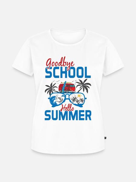 Sommerferien - Super Geschenk - Frauen Premium Bio T-Shirt - Weiß