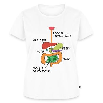 Anatomie Arzt Organe - Frauen Premium Bio T-Shirt - Weiß - Vorne - AI Model Female 172 dark (172cm)