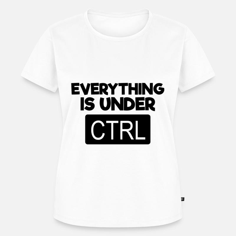 Alles unter STRG - Computer Programmerxhtmlcs - Frauen Premium Bio T-Shirt - Weiß