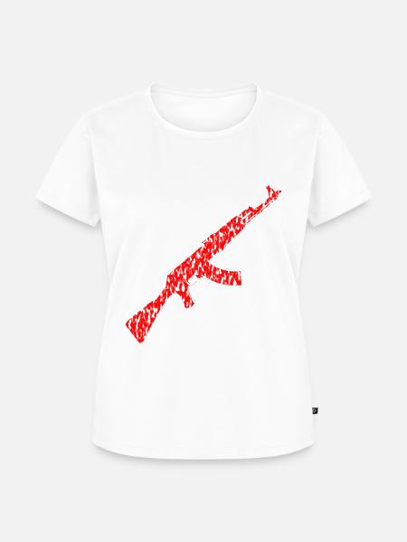 Ak47, Ak 47 oder Ak-47 - Frauen Premium Bio T-Shirt - Weiß