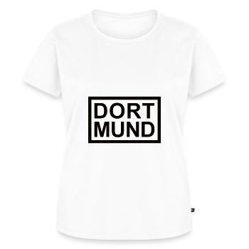 Dortmund - Women's Premium Organic T-shirt - white - Front - AI Model Female 172 dark (172cm)