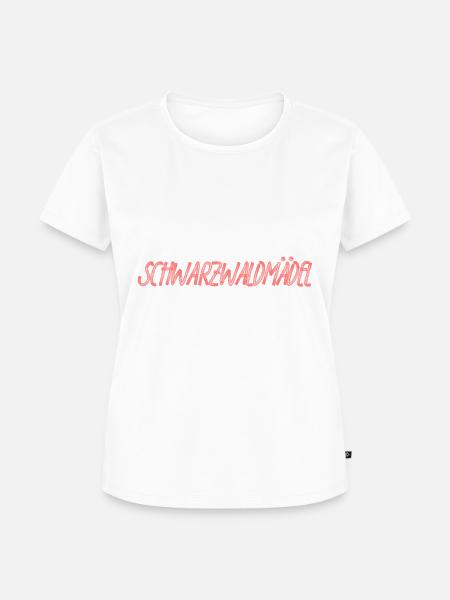 Schwarzwald Mädel Frau Schwarzwaldbub - Frauen Premium Bio T-Shirt - Weiß