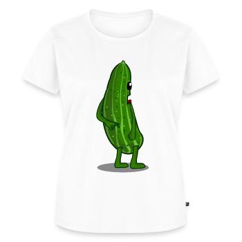 Looked in Cucumber Looked in - Women's Premium Organic T-shirt - white - Front - AI Model Female 172 dark (172cm)