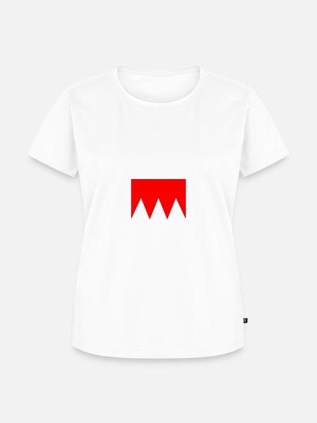 Franken Mittelfinger Frankenland Franke - Frauen Premium Bio T-Shirt - Weiß