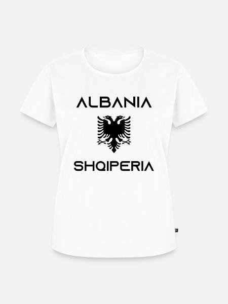 Albanien - Frauen Premium Bio T-Shirt - Weiß