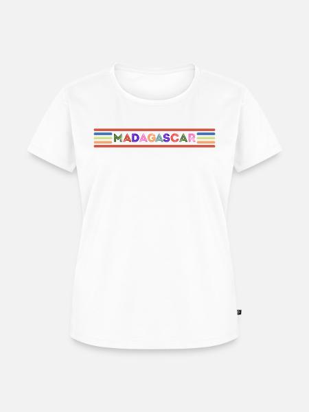 Madagaskar - Frauen Premium Bio T-Shirt - Weiß