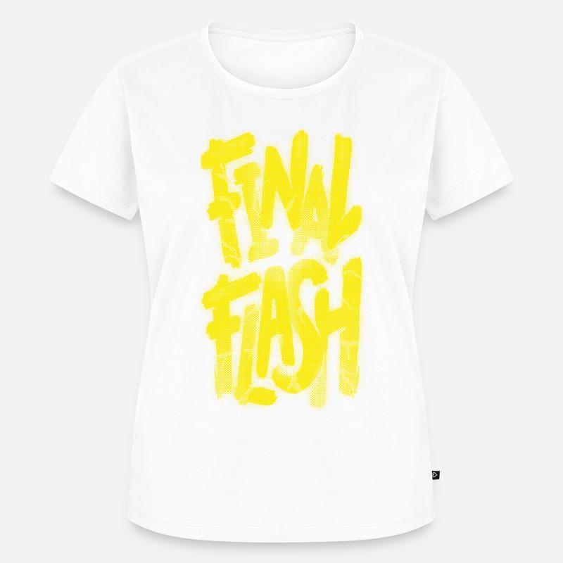 Final Flash - Frauen Premium Bio T-Shirt - Weiß