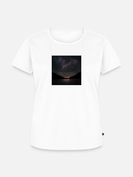 Wertvolle Zeit - Frauen Premium Bio T-Shirt - Weiß