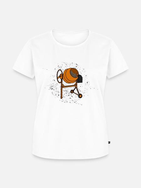 Zement Mischer - Frauen Premium Bio T-Shirt -