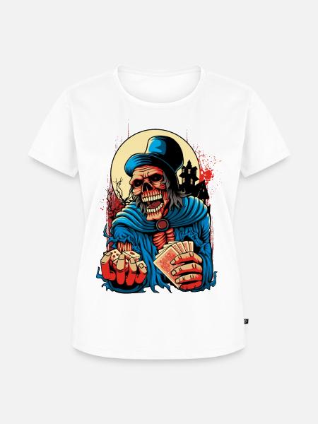 Helloween - Frauen Premium Bio T-Shirt - Weiß