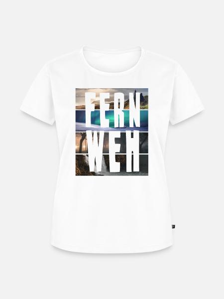 Fernweh - Frauen Premium Bio T-Shirt - Weiß