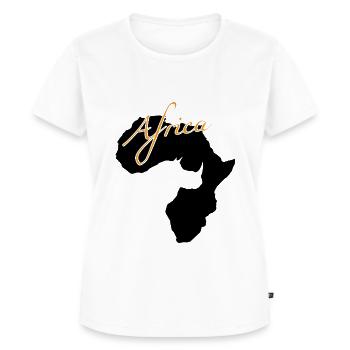 Africa - Frauen Premium Bio T-Shirt - Weiß - Vorne - AI Model Female 172 dark (172cm)