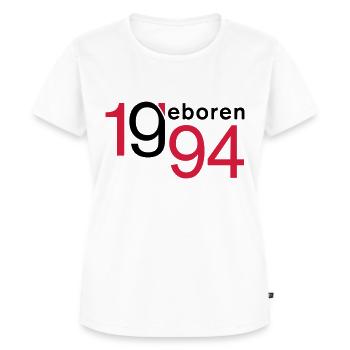 Geburtstag Jahrgang 1994 geboren - Frauen Premium Bio T-Shirt - Weiß - Vorne - AI Model Female 172 dark (172cm)