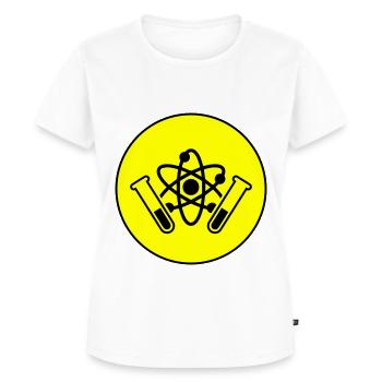 Symbole du tube à essai - T-shirt Premium bio Femme - blanc - Devant - AI Model Female 172 dark (172cm)