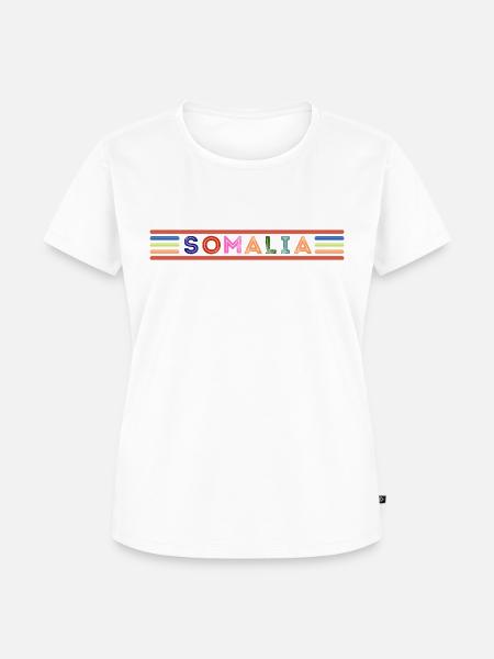 Somalia - Frauen Premium Bio T-Shirt - Weiß