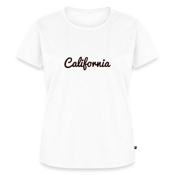 California - beautiful lettering California - Women's Premium Organic T-shirt - white - Front - AI Model Female 172 dark (172cm)