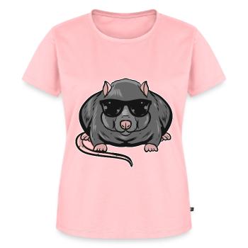 Rat - Women's Premium Organic T-shirt - rose - Front - AI Model Female 172 dark (172cm)