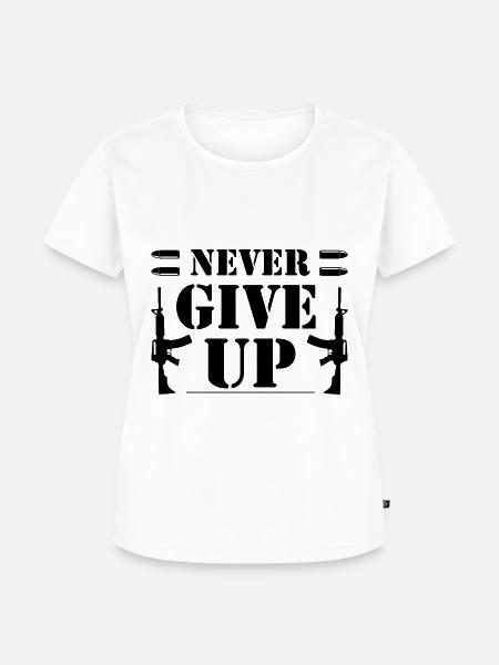 US Army - Bundeswehr - Frauen Premium Bio T-Shirt - Weiß