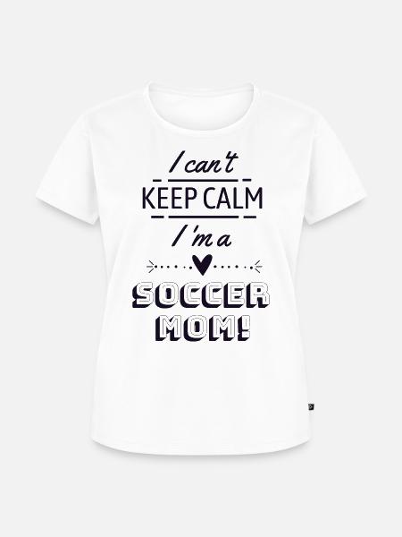 Fußball Mama - Frauen Premium Bio T-Shirt - Weiß