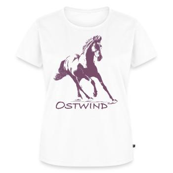 OSTWIND Aufbruch Nach Ora Hengst Galoppierend - Frauen Premium Bio T-Shirt - Weiß - Vorne - AI Model Female 172 dark (172cm)