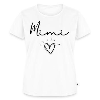 Mimi. mimi gift - Women's Premium Organic T-shirt - white - Front - AI Model Female 172 dark (172cm)