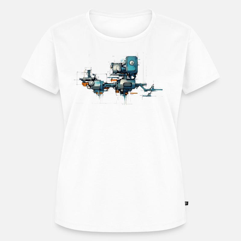 Pack Stack Machine - T-shirt Premium bio Femme - blanc