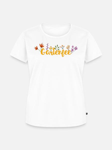 Gartenfee - Frauen Premium Bio T-Shirt - Weiß