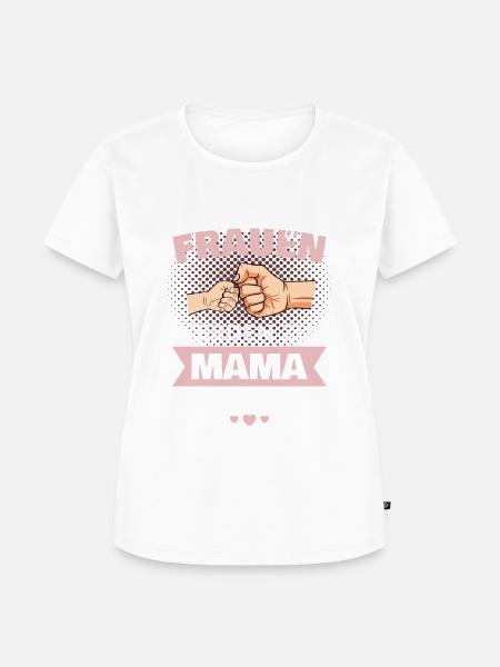 Mama Werdende Mutter Mutterschaft Schwangerschaft - Frauen Premium Bio T-Shirt - 