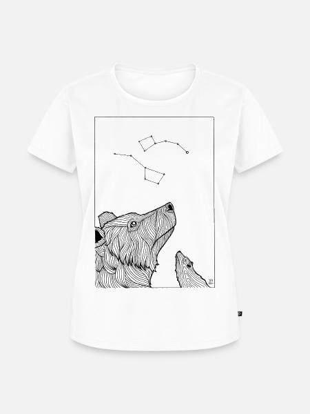 Ursa - Frauen Premium Bio T-Shirt - Weiß