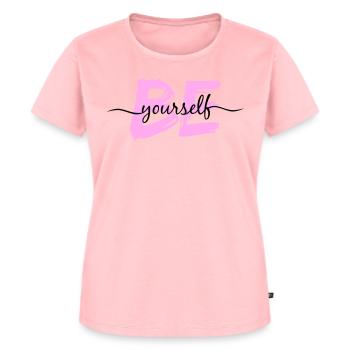 Soyez vous-même ! - T-shirt Premium bio Femme - rose - Devant - AI Model Female 172 dark (172cm)