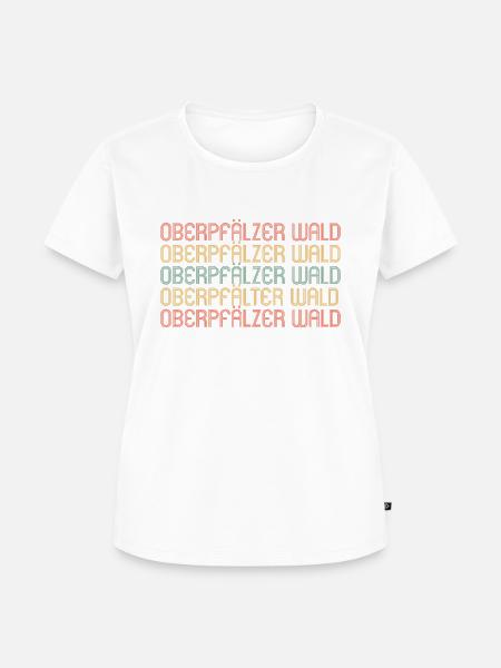 Oberpfälzer Wald - Frauen Premium Bio T-Shirt - Weiß