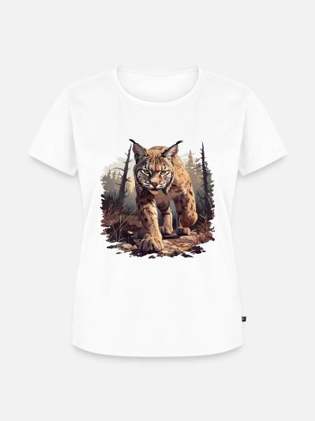 Bobcats Rotluchse Rotluchs Luchs - Frauen Premium Bio T-Shirt - Weiß