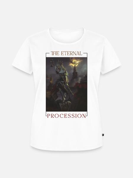 The Eternal Procession - Frauen Premium Bio T-Shirt - Weiß