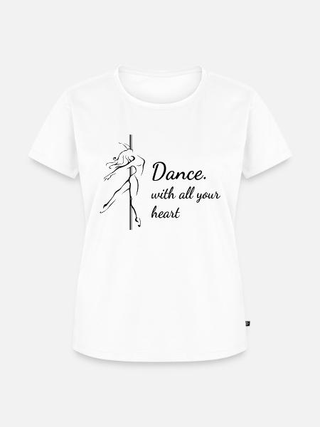 Pole dance - Frauen Premium Bio T-Shirt - Weiß