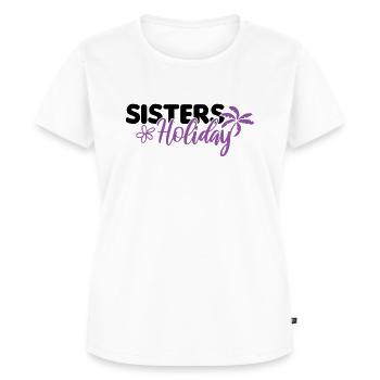 Sisters Holiday Schwesterntrip Schwesternabend - Frauen Premium Bio T-Shirt - Weiß - Vorne - AI Model Female 172 dark (172cm)