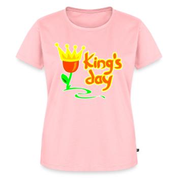 King's Day Netherlands Tulip kings day - Women's Premium Organic T-shirt - rose - Front - AI Model Female 172 dark (172cm)