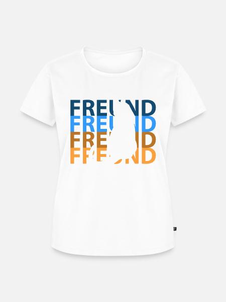 Katzenfreund - Frauen Premium Bio T-Shirt - Weiß