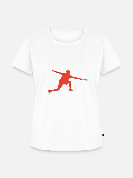 Badminton Clear Badmintonschläger Smash - Frauen Premium Bio T-Shirt - Weiß