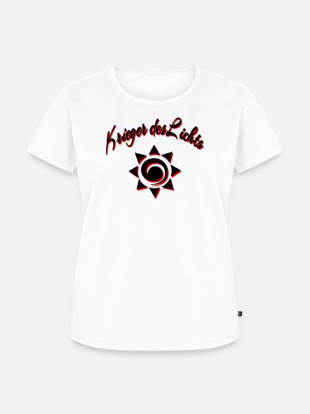 Krieger des Lichts - Frauen Premium Bio T-Shirt - Weiß