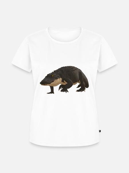 Alligator - Frauen Premium Bio T-Shirt - Weiß