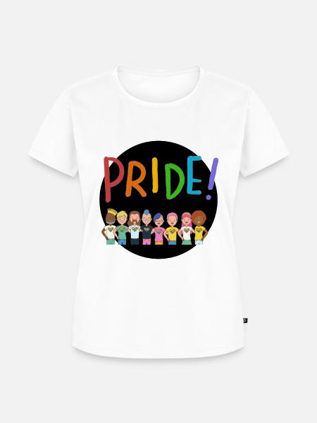 Gay Pride Monat - Frauen Premium Bio T-Shirt - Weiß