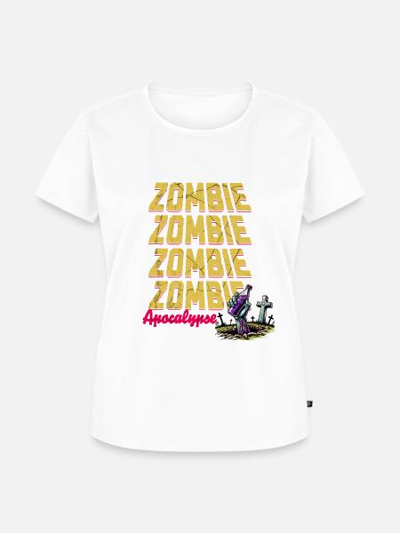 Zombie Apocalypse - Halloween - Frauen Premium Bio T-Shirt - Weiß